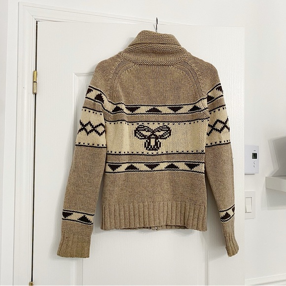 TNA | Vintage wool cowichan zip up cardigan - Picture 3 of 8